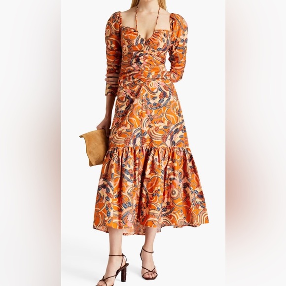 A.L.C. Dresses & Skirts - A.L.C  Paisley Print Cotton Long Dress Size 2